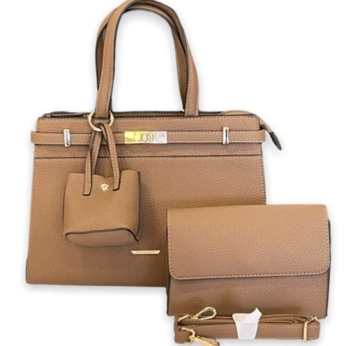 cartera marron de mujer