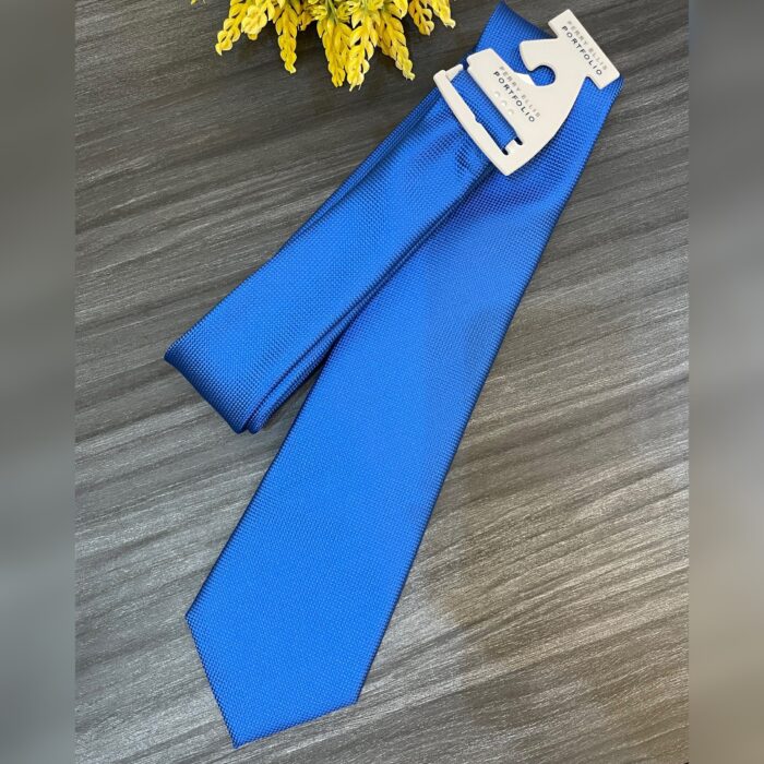 Corbata Perry Ellis azul