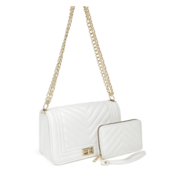 Set Crossbody y monedero EM15234 Blanca