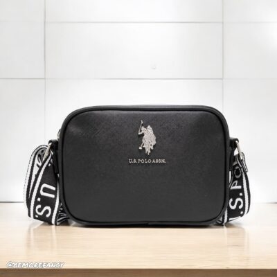 Cartera Crossbody Polo US Assn Negra
