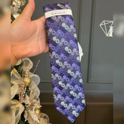 Corbata Perry Ellis purpura