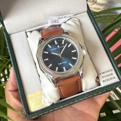 Reloj Perry Ellis Solar Marron 42mm Pe123