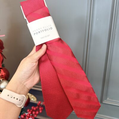 Set de 2 Corbatas Perry Ellis Roja Rd56