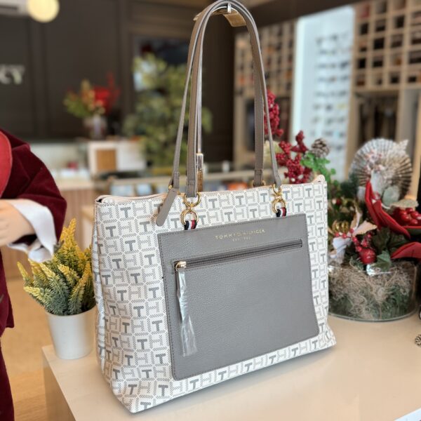 Cartera Tommy Hilfiger gris
