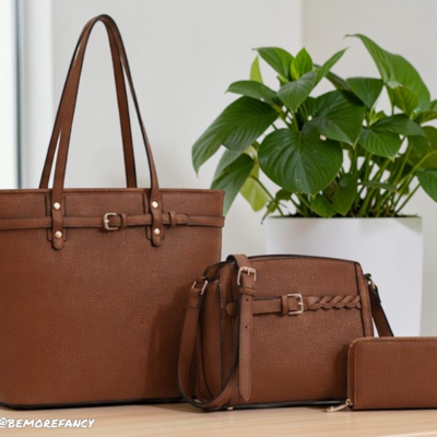 Set De Cartera BC5036 Marron