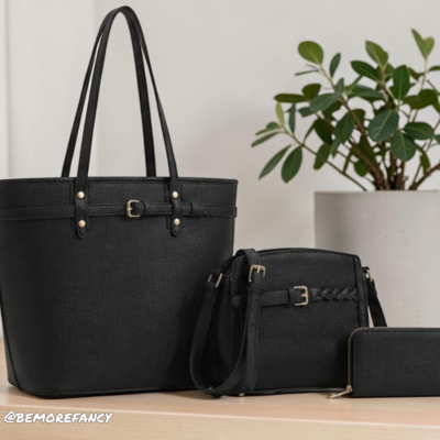 Set De Cartera BC5036 Negra
