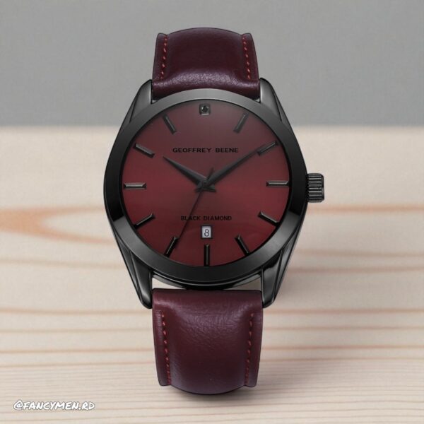 Reloj Geoffrey Beene Rojo Vino 41mm