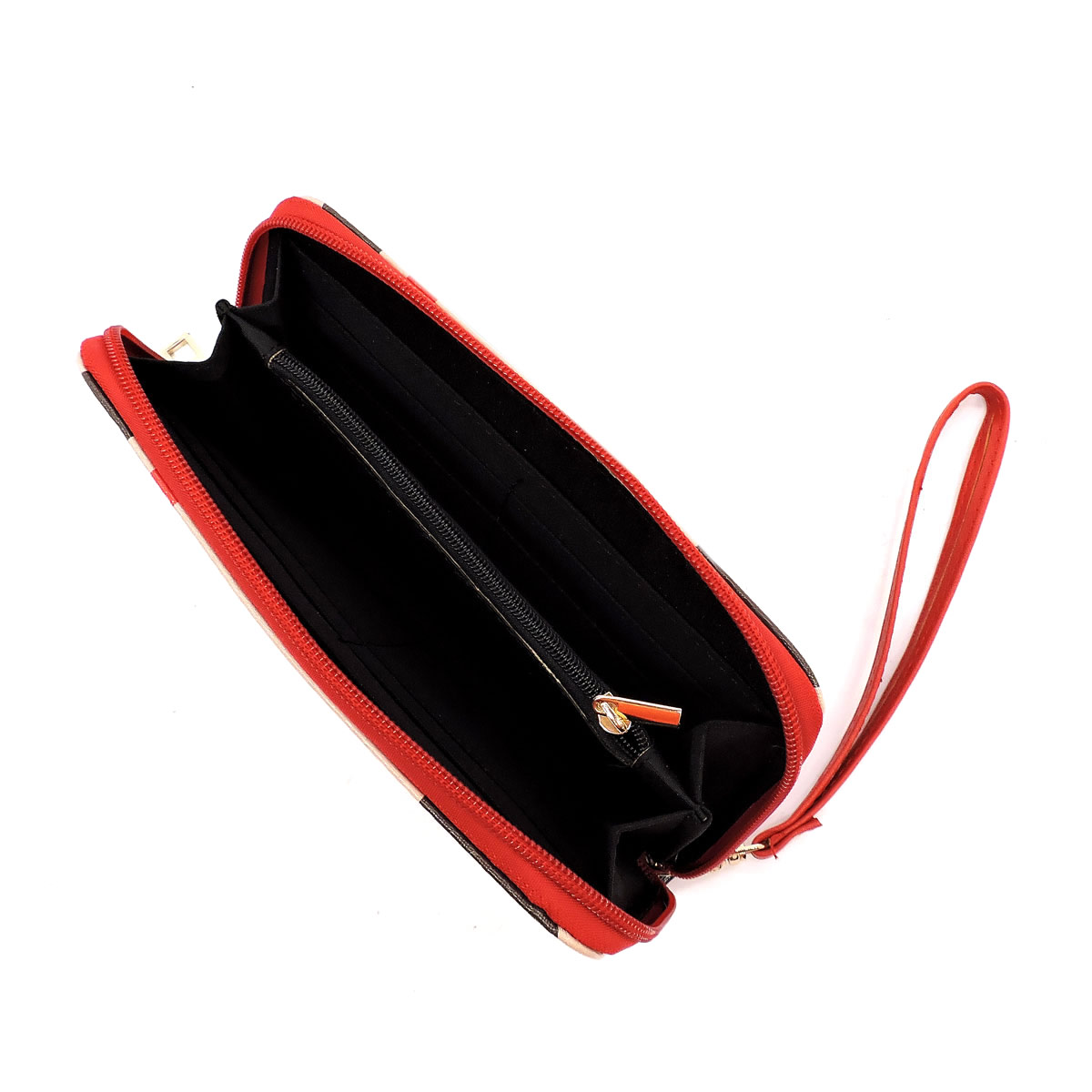 Set de Cartera BT2678 rayas Roja - Imagen 6