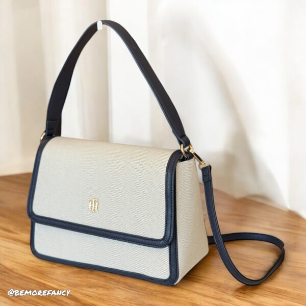Cartera Crossbody Tommy Hilfiger Canvas