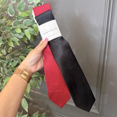 Set De 2 Corbatas Perry Ellis BR16