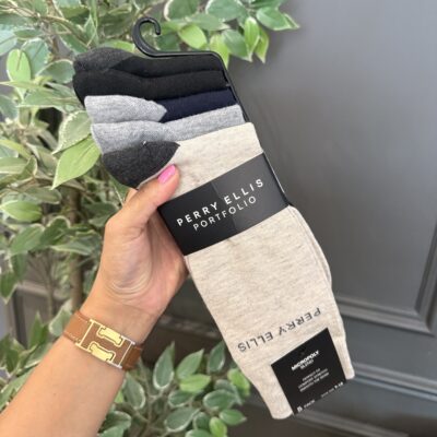 Set 5 pares de medias Perry Ellis BG98