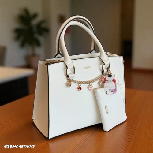 Cartera ALDO Compacta Blanca Special Edition