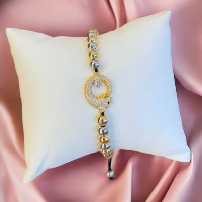 Pulsera doble tono para damas 02