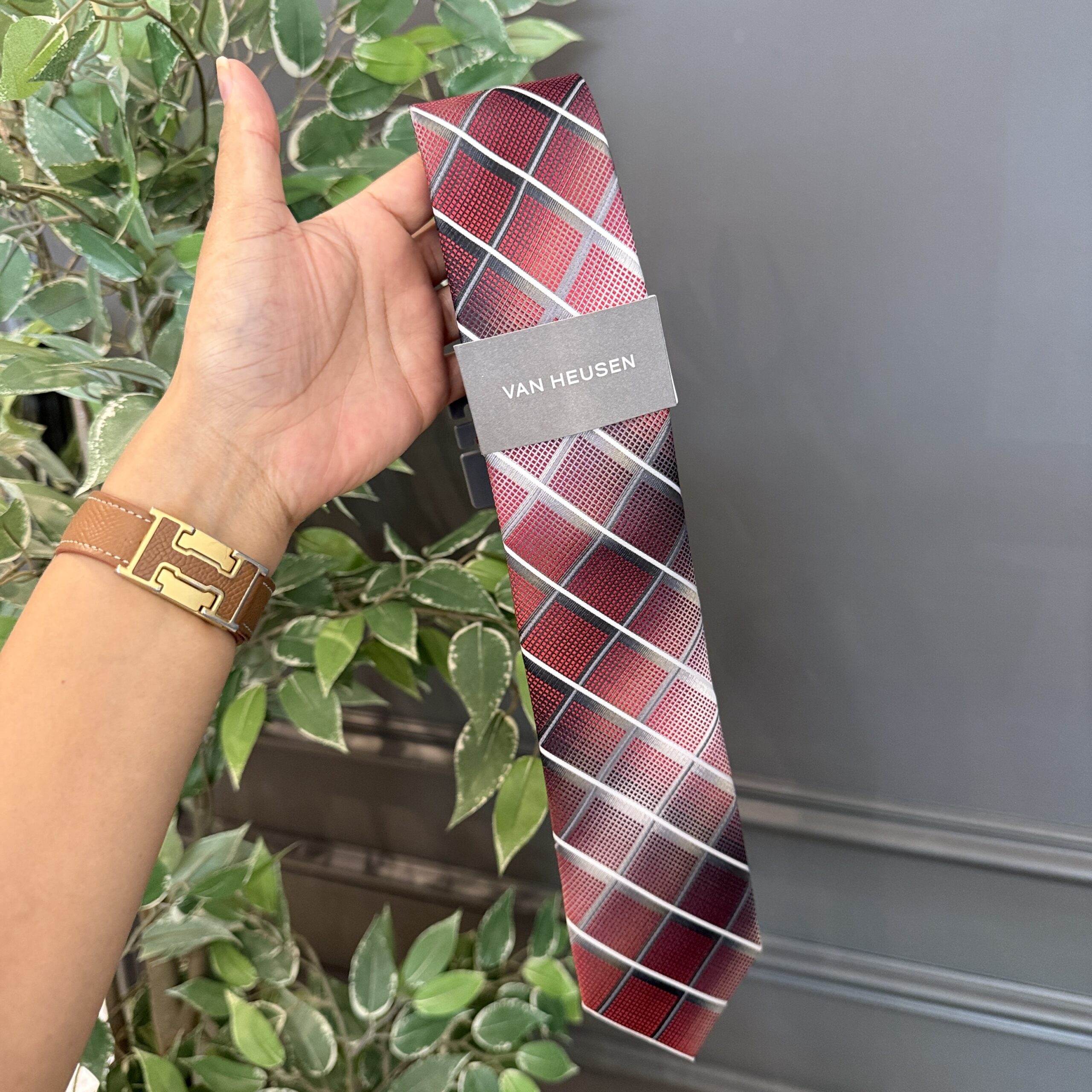 Corbata Van Heusen Roja