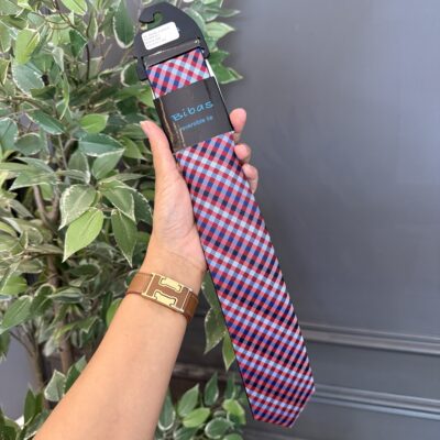 Corbata Bibas Reversible de cuadritos