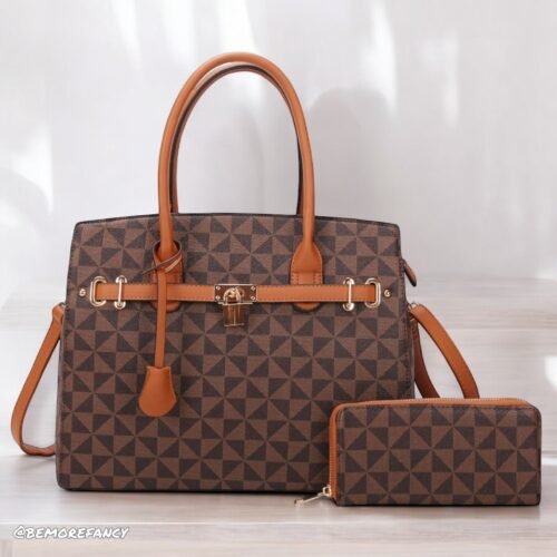 Set de Cartera Fashion 0076794 Marron