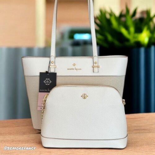 Set de Cartera Nanette Lepore Savine Beige Canvas