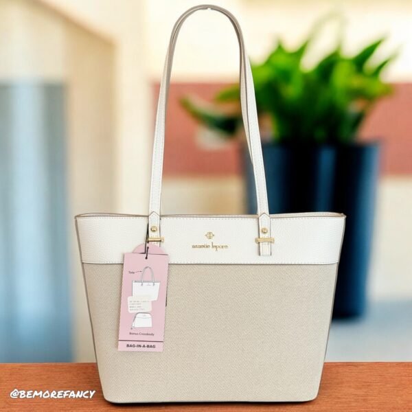 Set de Cartera Nanette Lepore Savine Beige Canvas