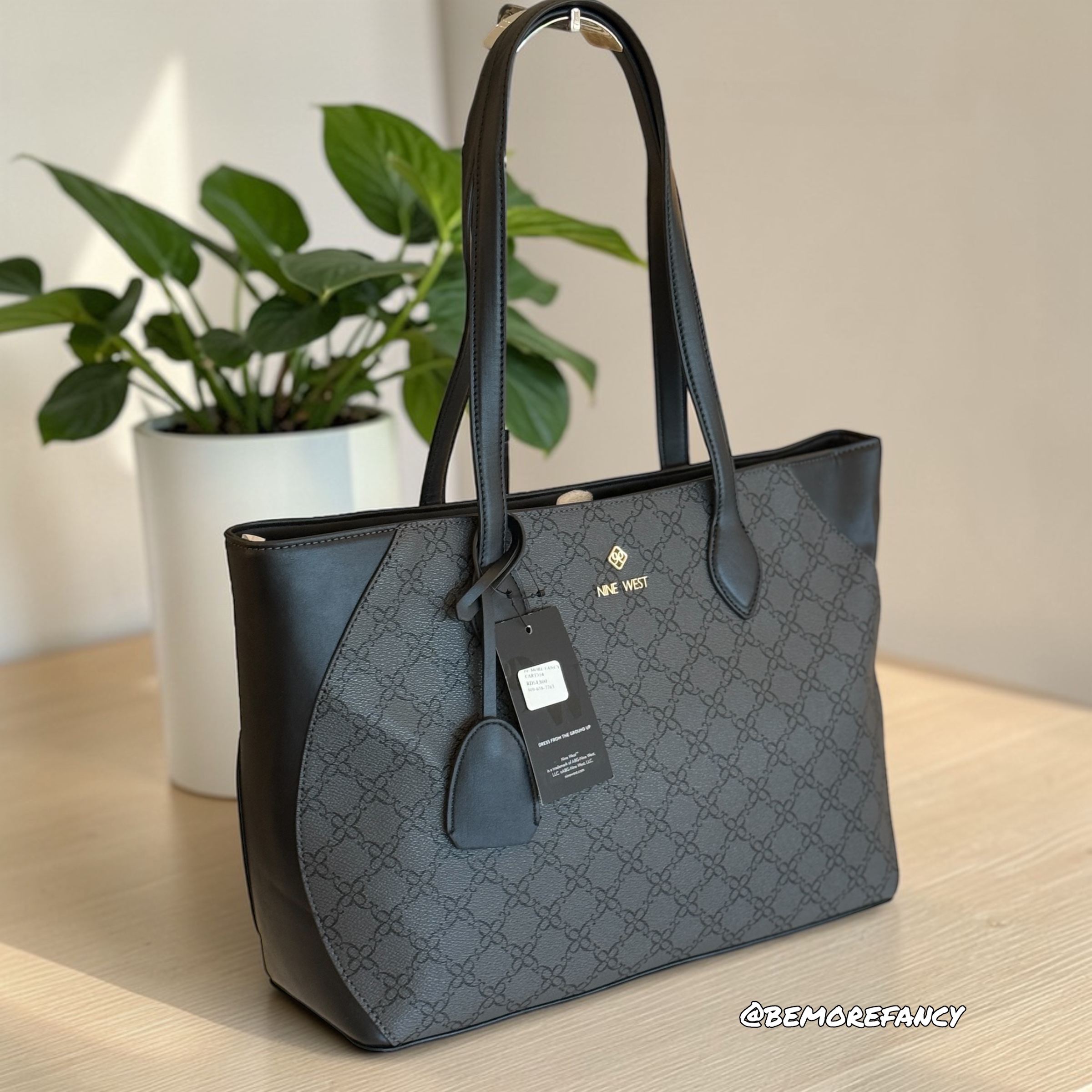Cartera Nine West Cheryth Coal - Imagen 2