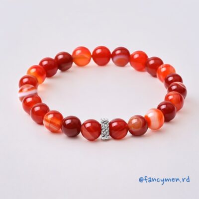 Pulsera de bolitas Roja