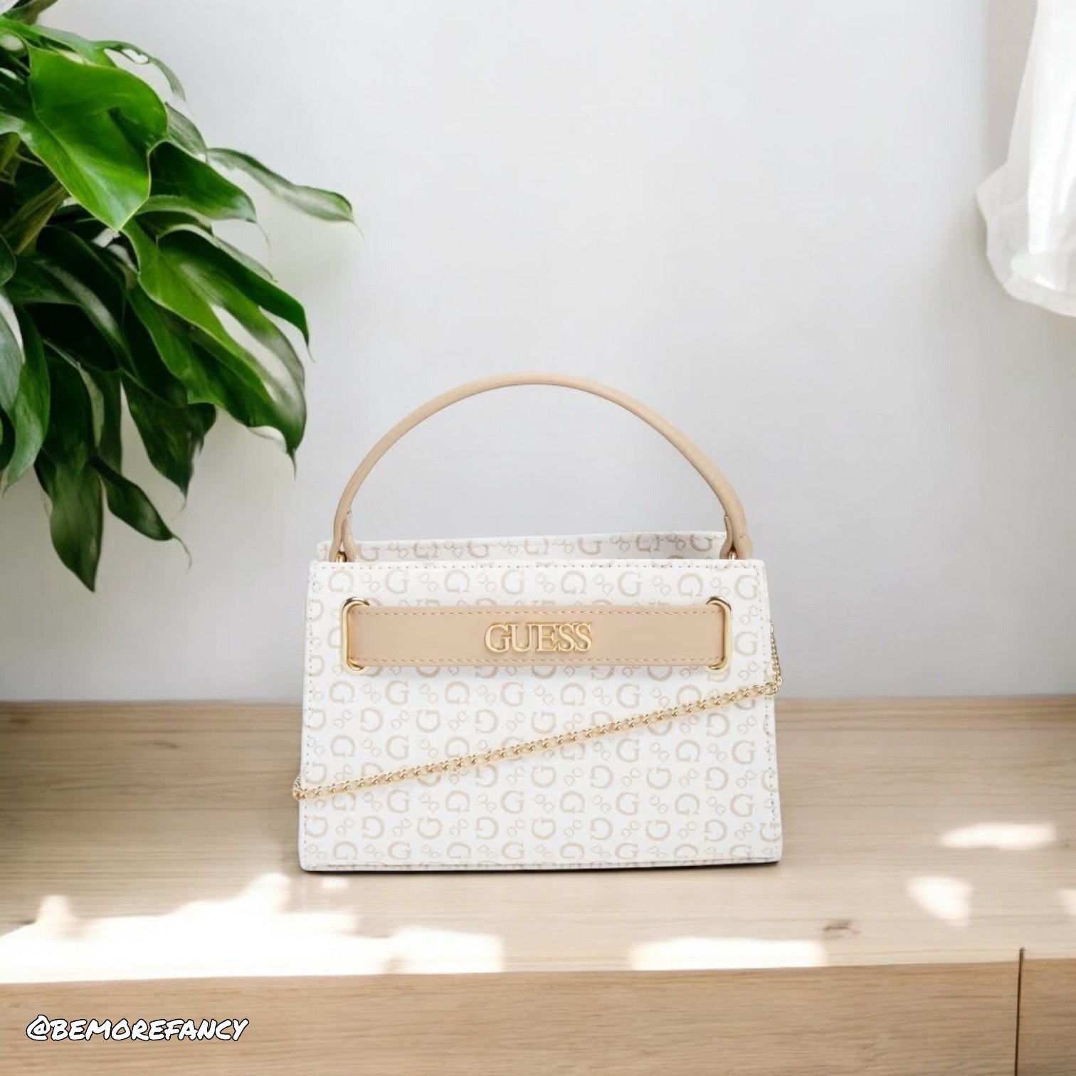 Mini Cartera Guess Penny Satchel White