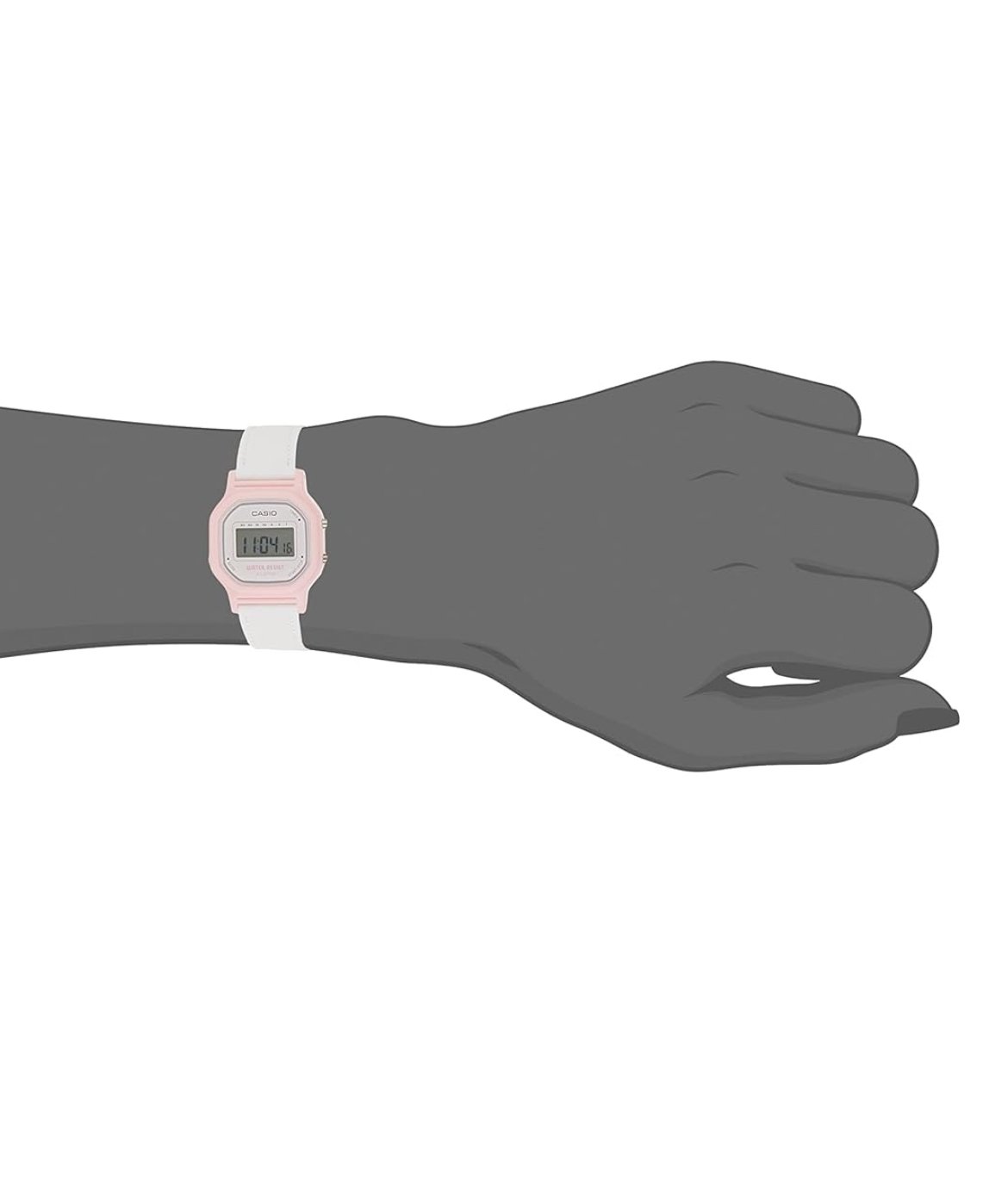 Reloj Casio LA11WL-4A Blanco - Imagen 4
