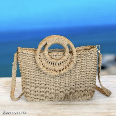 Cartera de Yute 24A59 khaki