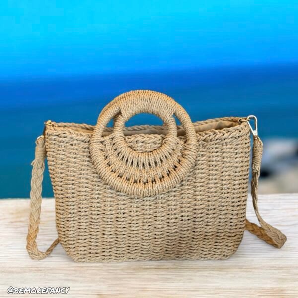 Cartera de Yute 24A59 khaki