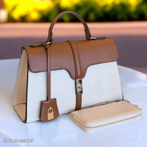 Set de Cartera y Monedero 1167w Beige