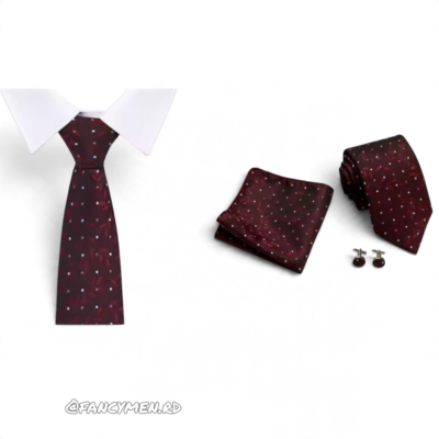 Set de Corbata 3pz Burgundy Hb12
