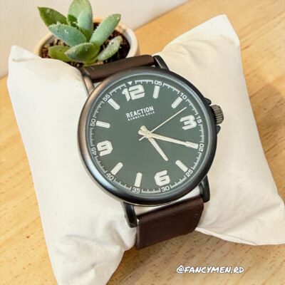 Reloj Kenneth Cole SR626SW leather 44mm Marron