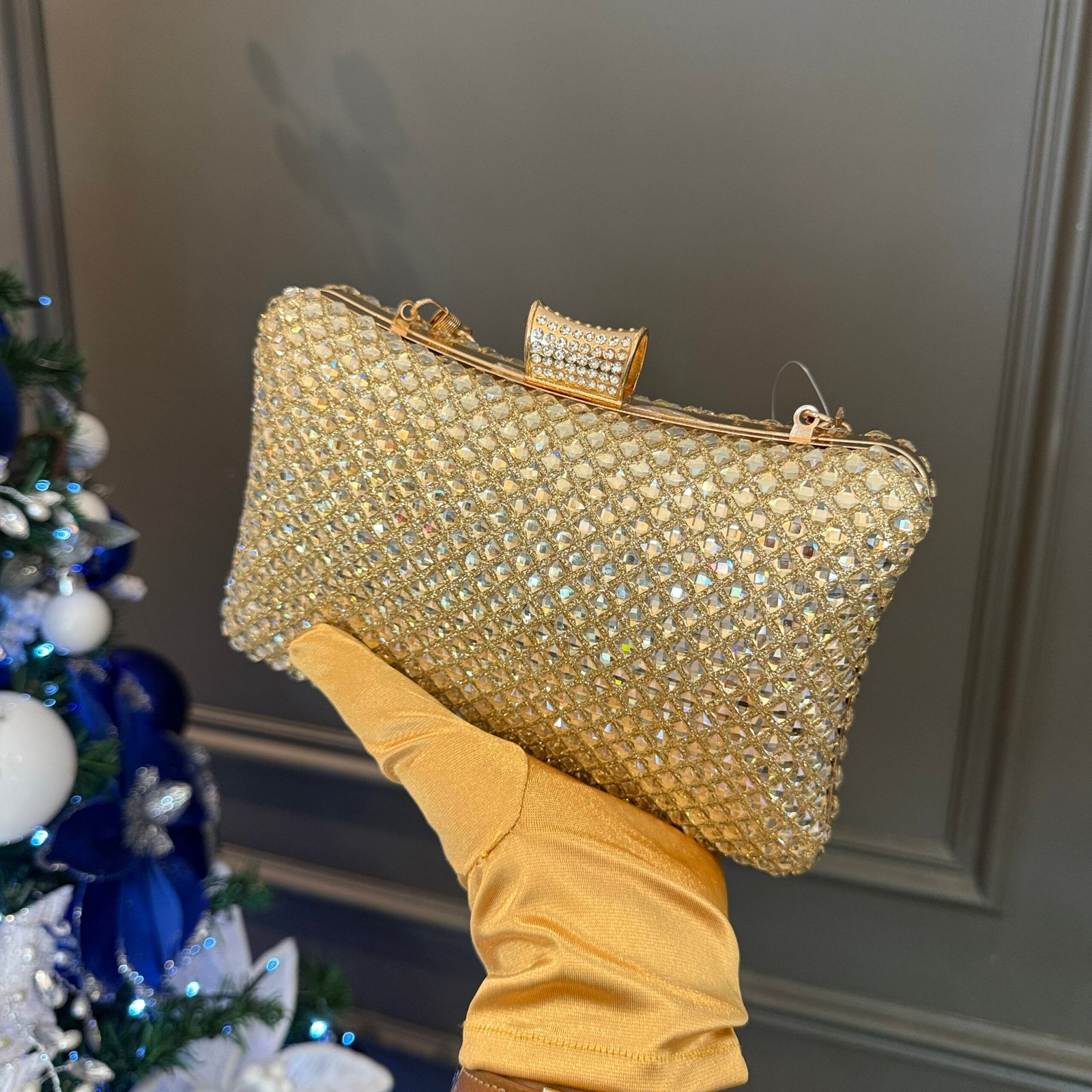 Cartera Clutch YH26011 Dorado