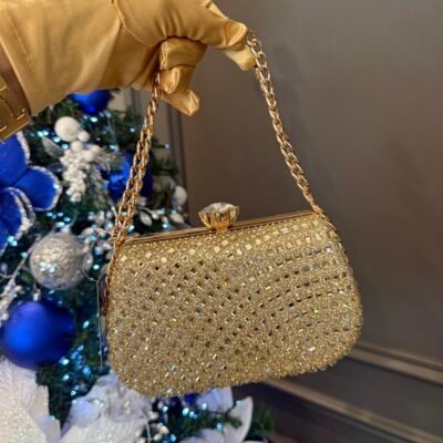 Cartera Clutch YH26001 Dorada