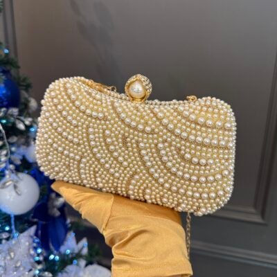Cartera Clutch ML26007 Dorada
