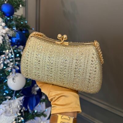 Cartera Clutch ML25035 Dorada