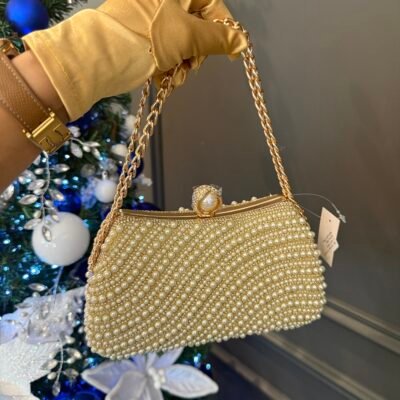 Cartera Clutch YH26007 Dorada