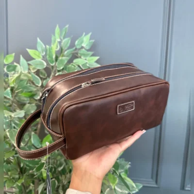 Neceser Bulto de mano Penguin square Marron