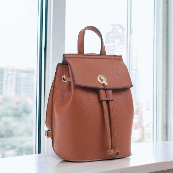 Mochila convertible a Crossbody Marron