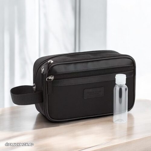 Bulto Neceser Perry Ellis portafolio polyester negro