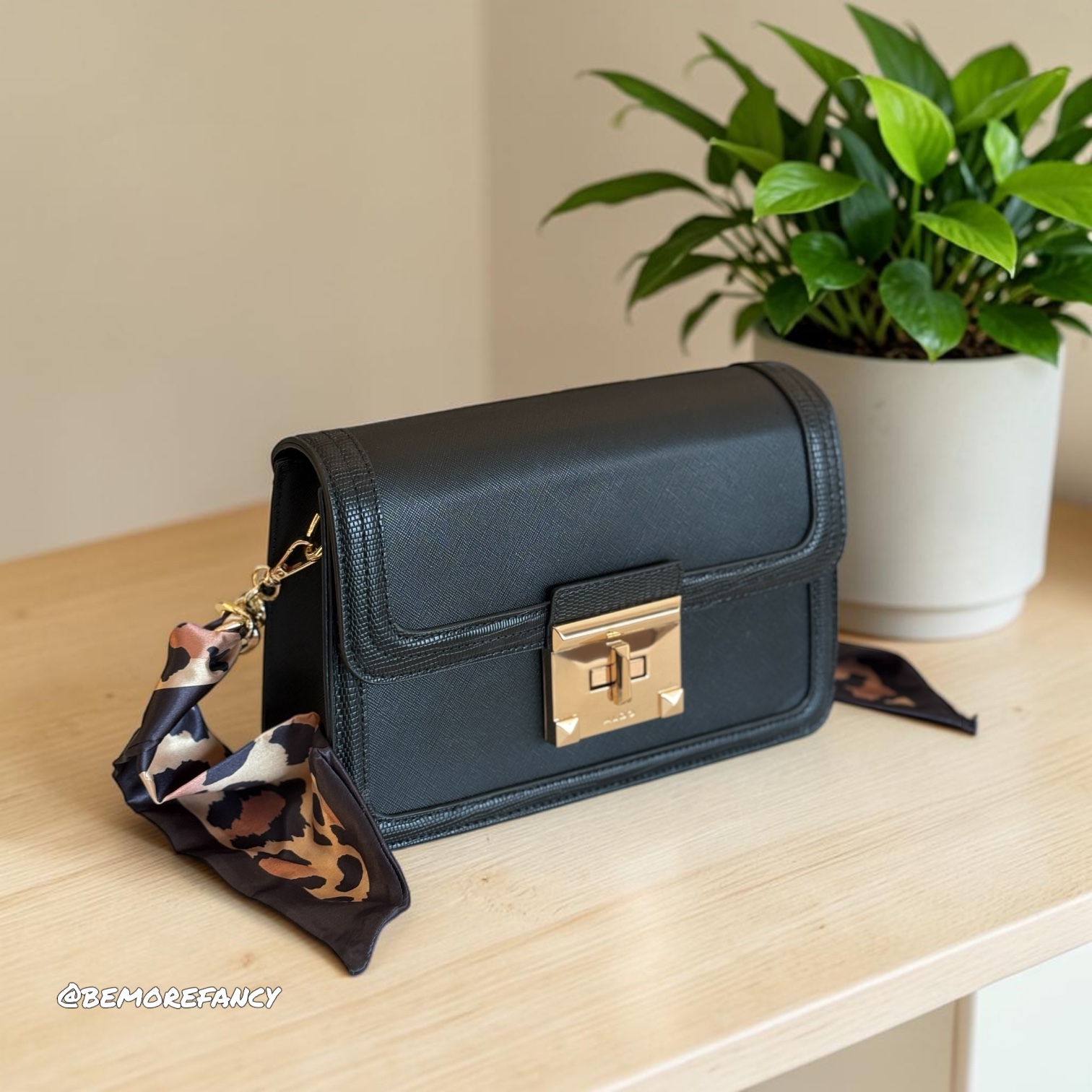 Cartera Aldo Tipo Crossbody Negro bk025 - Imagen 4