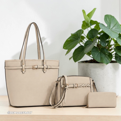 Set De Cartera BC5036 Beige
