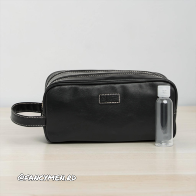 Neceser Bulto de mano Penguin Sq Negro Leather st