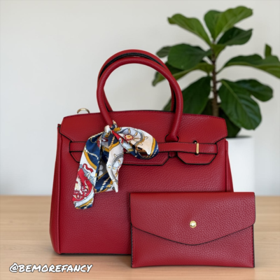 Set De Cartera De 3 Pz 2068 RED JK89