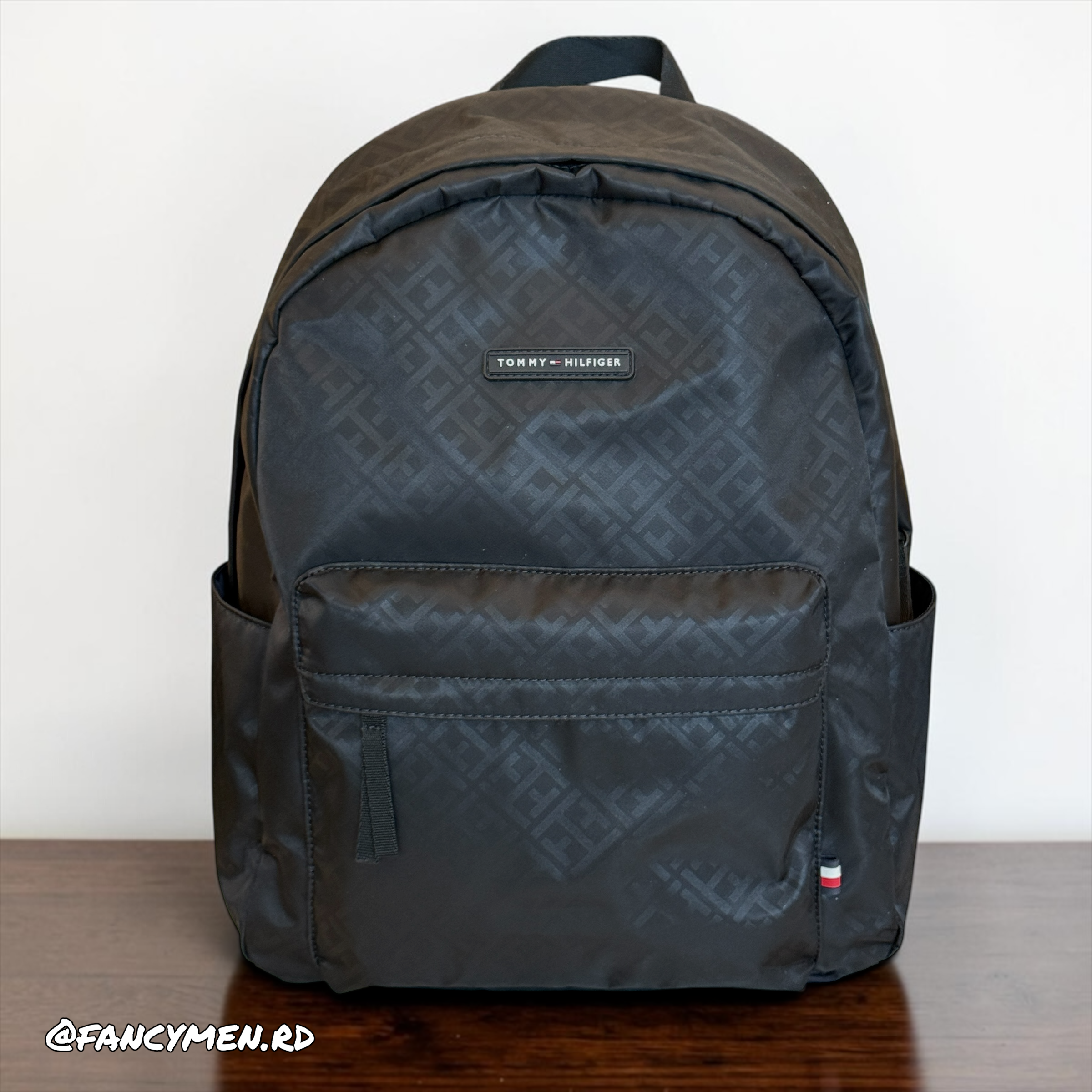 Mochila Tommy Hilfiger Poliester Black JK98