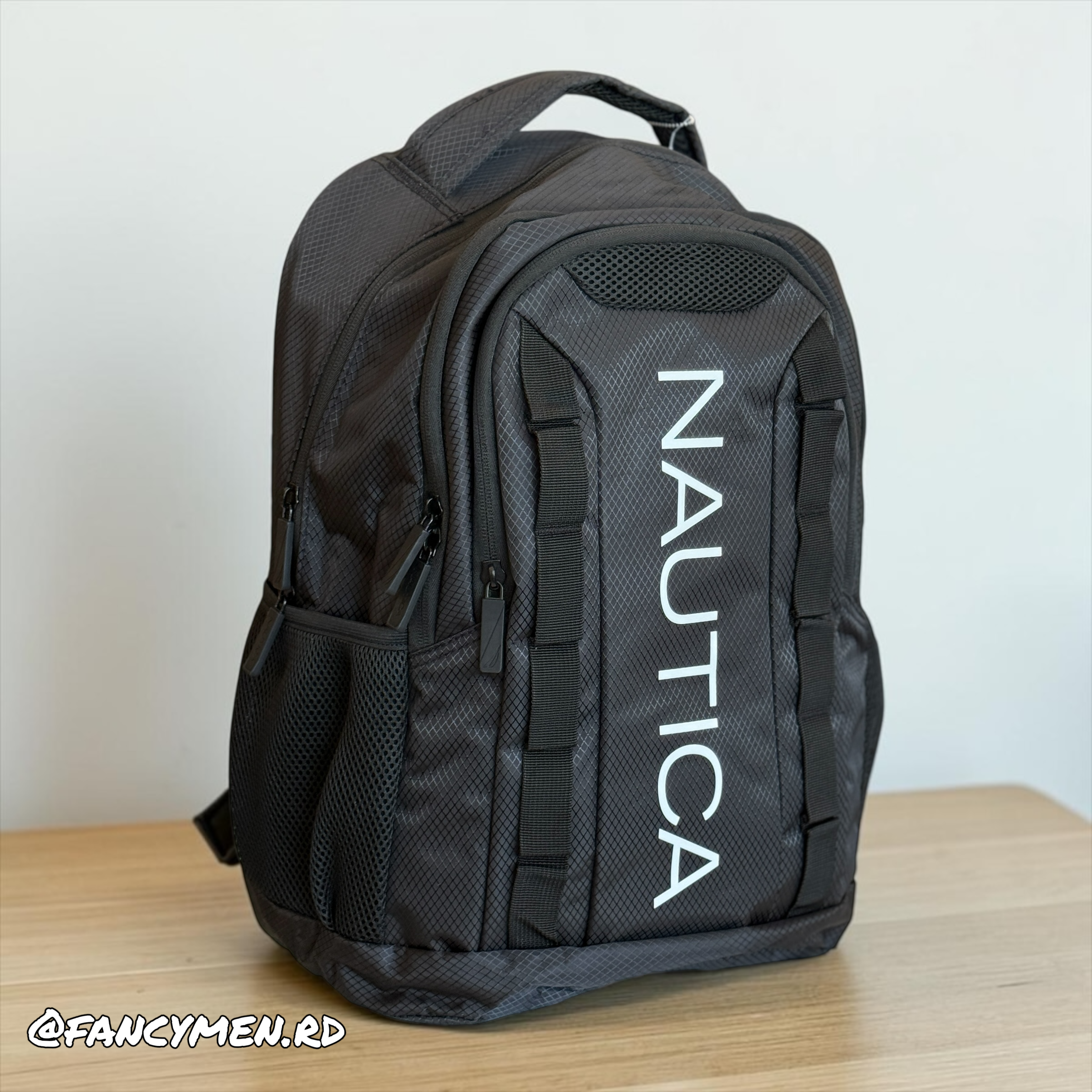 Mochila Nautica Poliester Black RT34 - Imagen 2