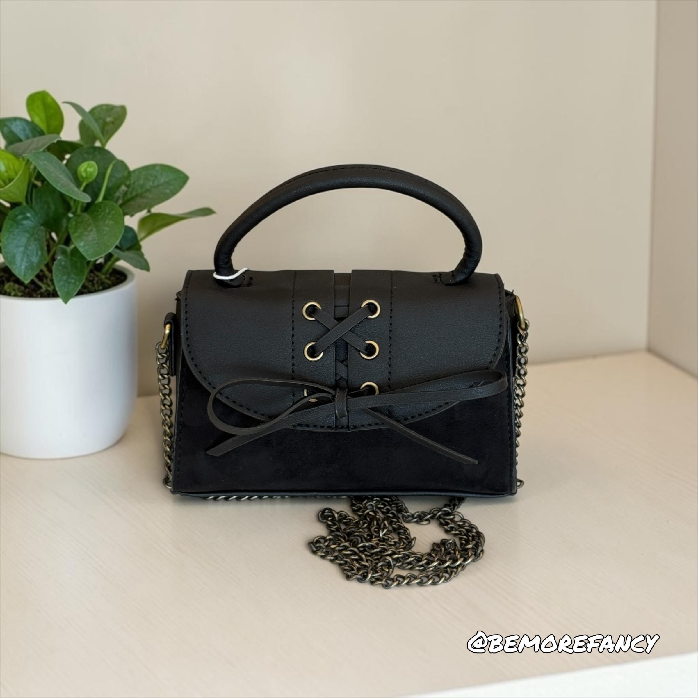 Mini Cartera Blush Kiss Black TK78