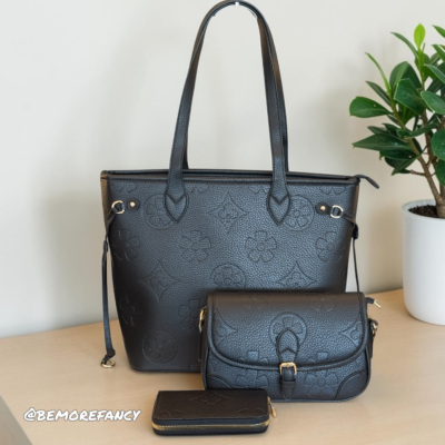 Set de Cartera BC5038 Negra