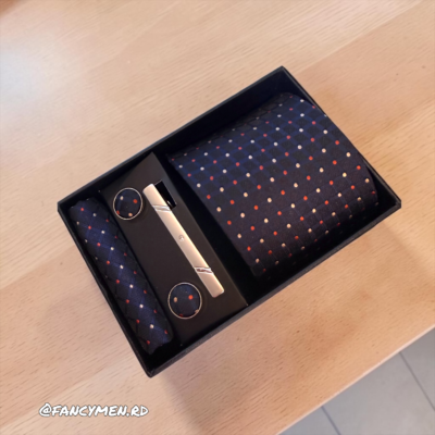 Set de Corbata de 4pz hb34 Azul