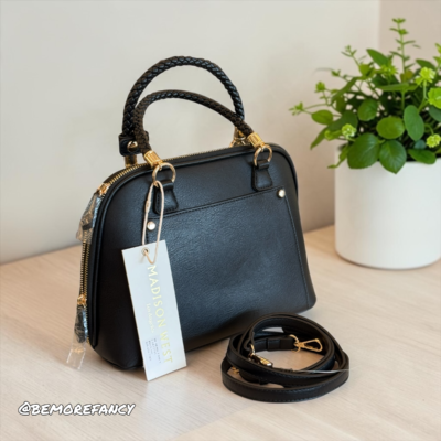 Cartera Madison West Mediana Negra