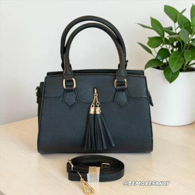Cartera La Terre Mediana N2396 Negra